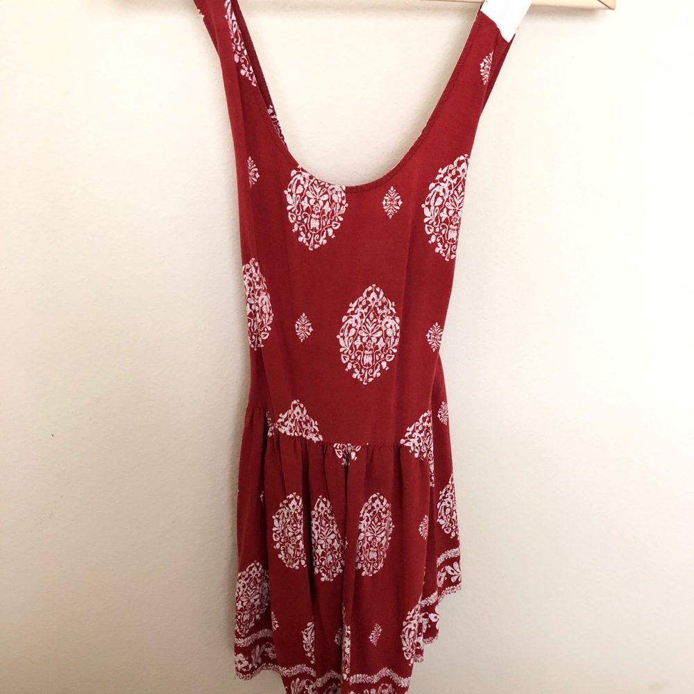 Patterned romper